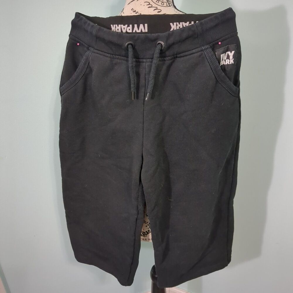 IVY PARK Pants Womens small Black Activewear Capri Athleisure Casual Outdoor